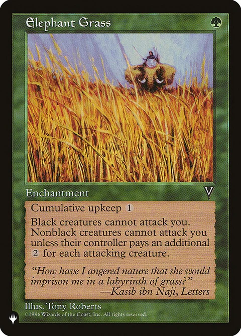 Elephant Grass (Retro Frame) | Inglés | NM | PLST