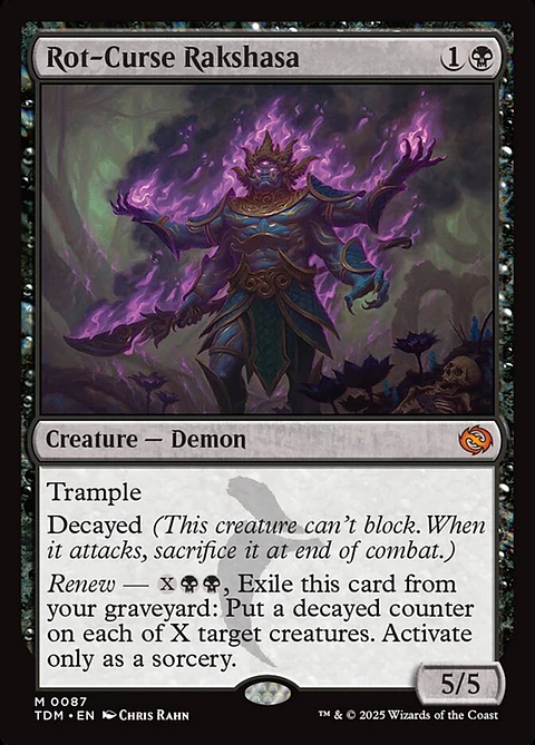 Rot-Curse Rakshasa | Inglés | NM | TDM