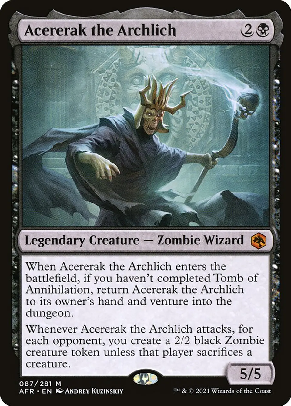 Acererak the Archlich | Inglés | NM | AFR 1
