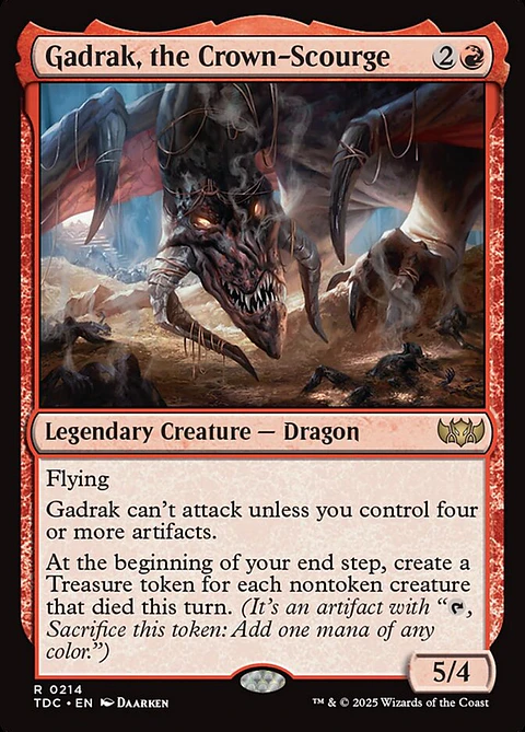 Gadrak, the Crown-Scourge | Inglés | NM | TDC