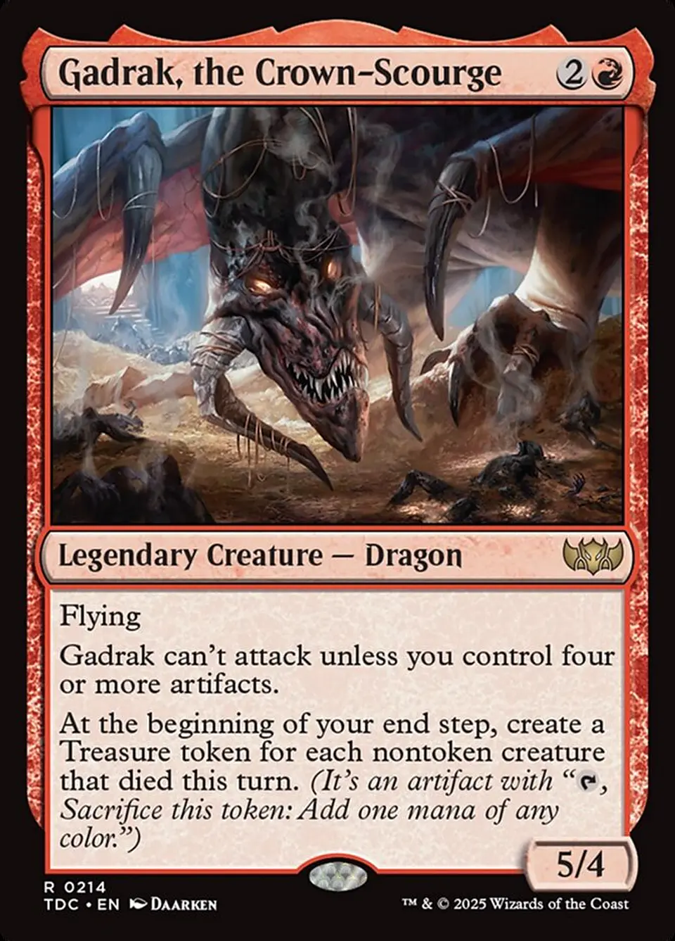 Gadrak, the Crown-Scourge | Inglés | NM | TDC 1