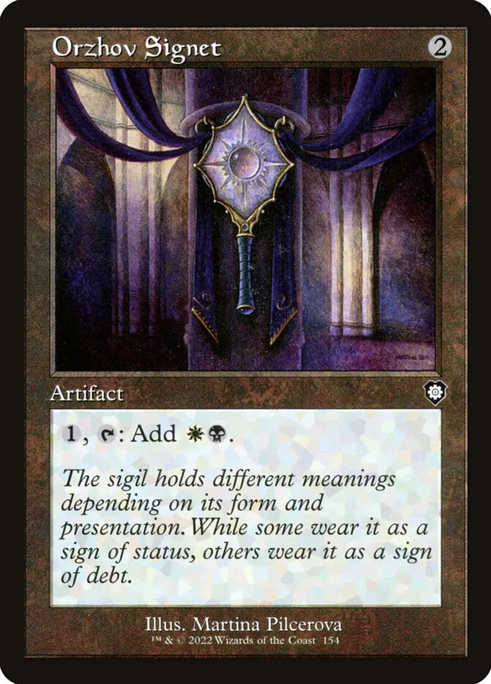 Orzhov Signet (Retro Frame) | Inglés | NM | BRC 1