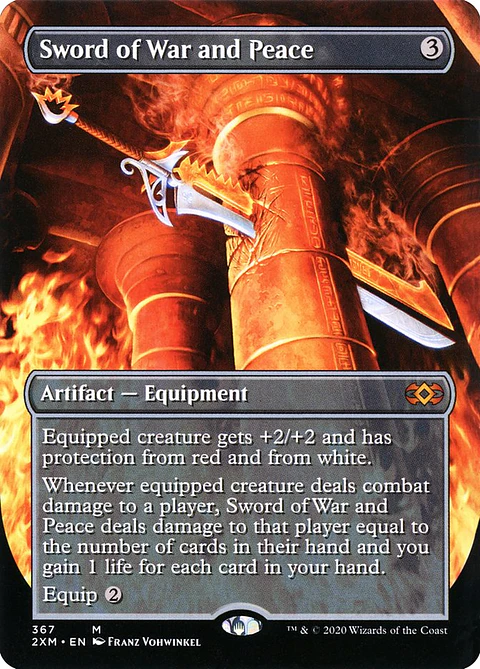 Sword of War and Peace (Borderless foil) | Inglés | NM | 2XM