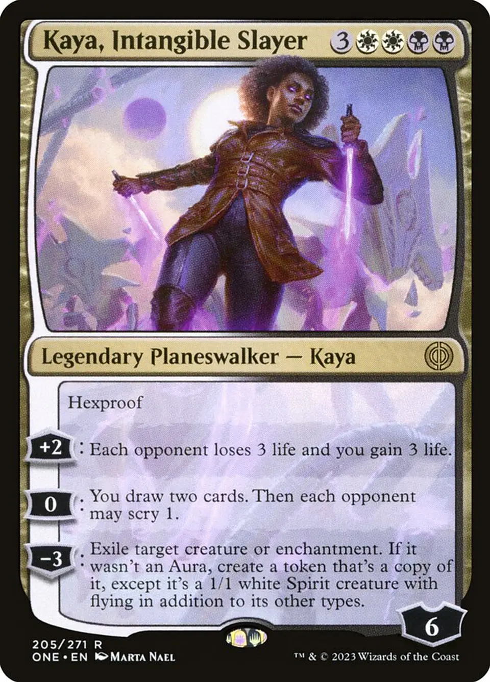 Kaya, Intangible Slayer (foil) | Inglés | NM | ONE 1