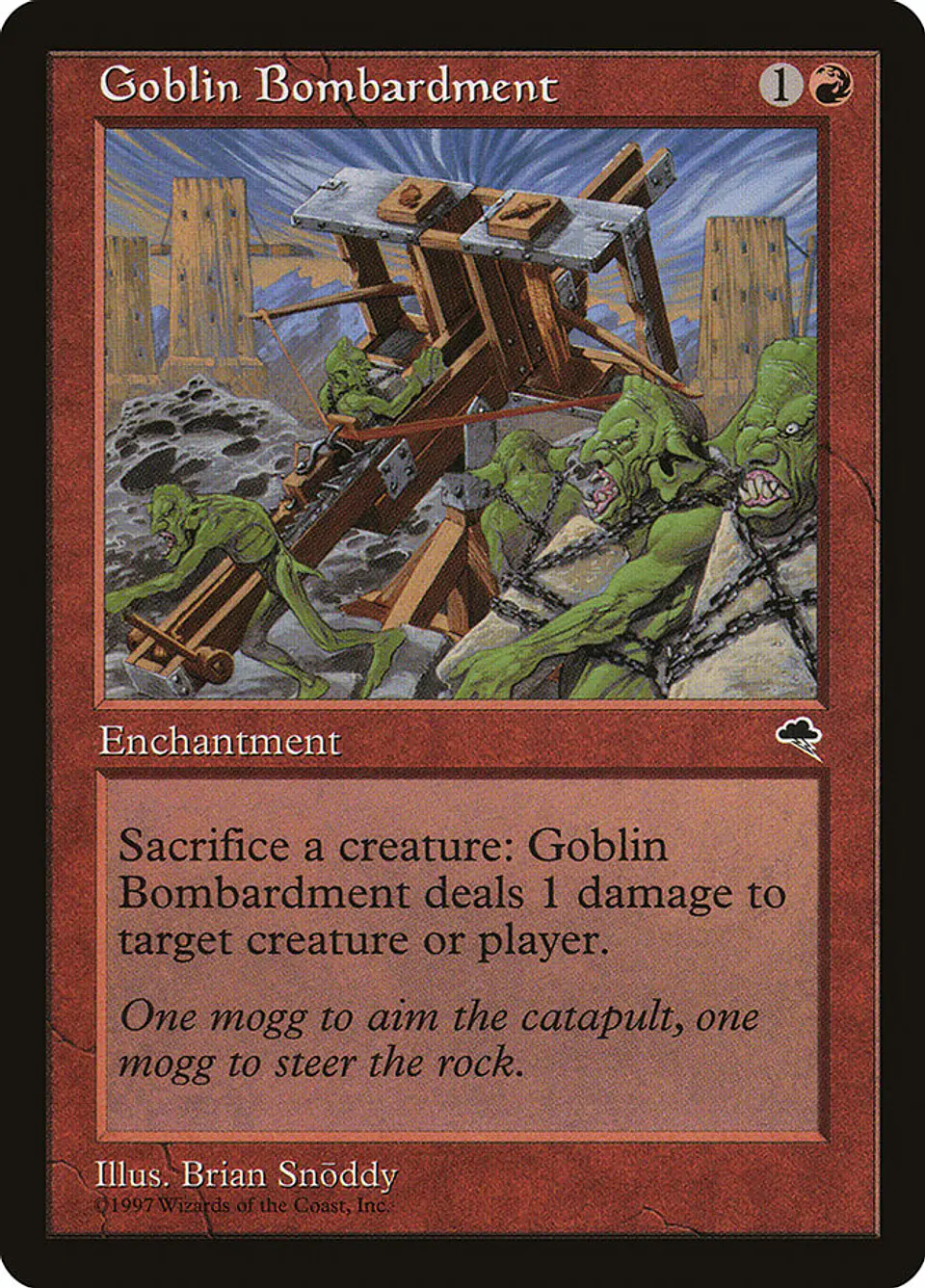 Goblin Bombardment (Retro Frame) | Inglés | NM | TMP 1
