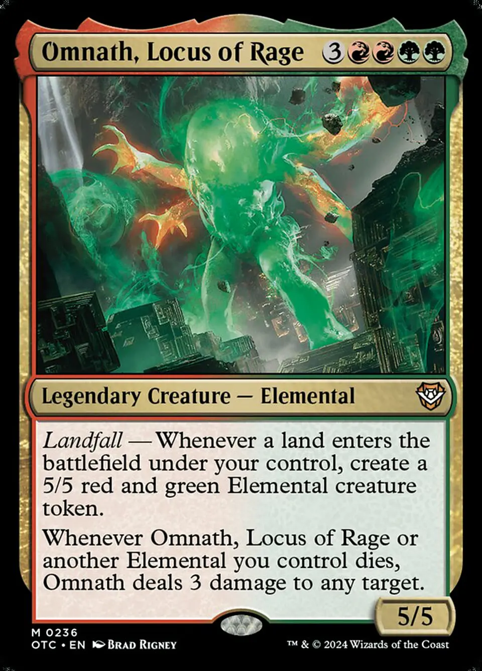 Omnath, Locus of Rage | Inglés | NM | OTC 1