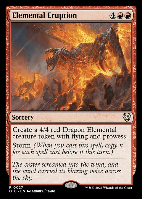 Elemental Eruption | Inglés | NM | OTC