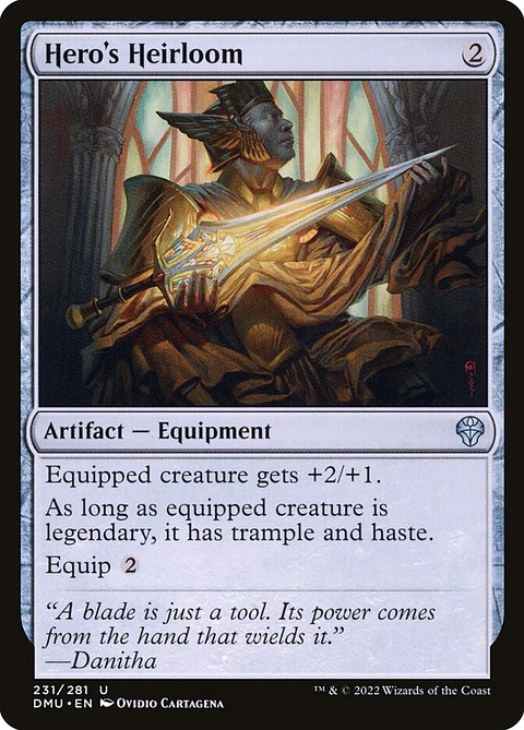 Hero's Heirloom (foil) | Inglés | NM | DMU