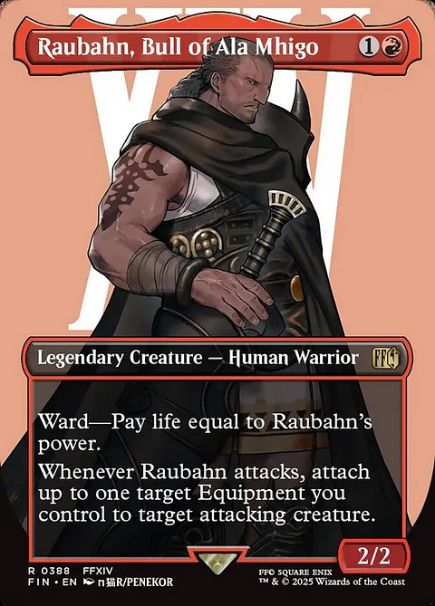 Raubahn, Bull of Ala Mhigo (Borderless foil) | Inglés | NM | FIN