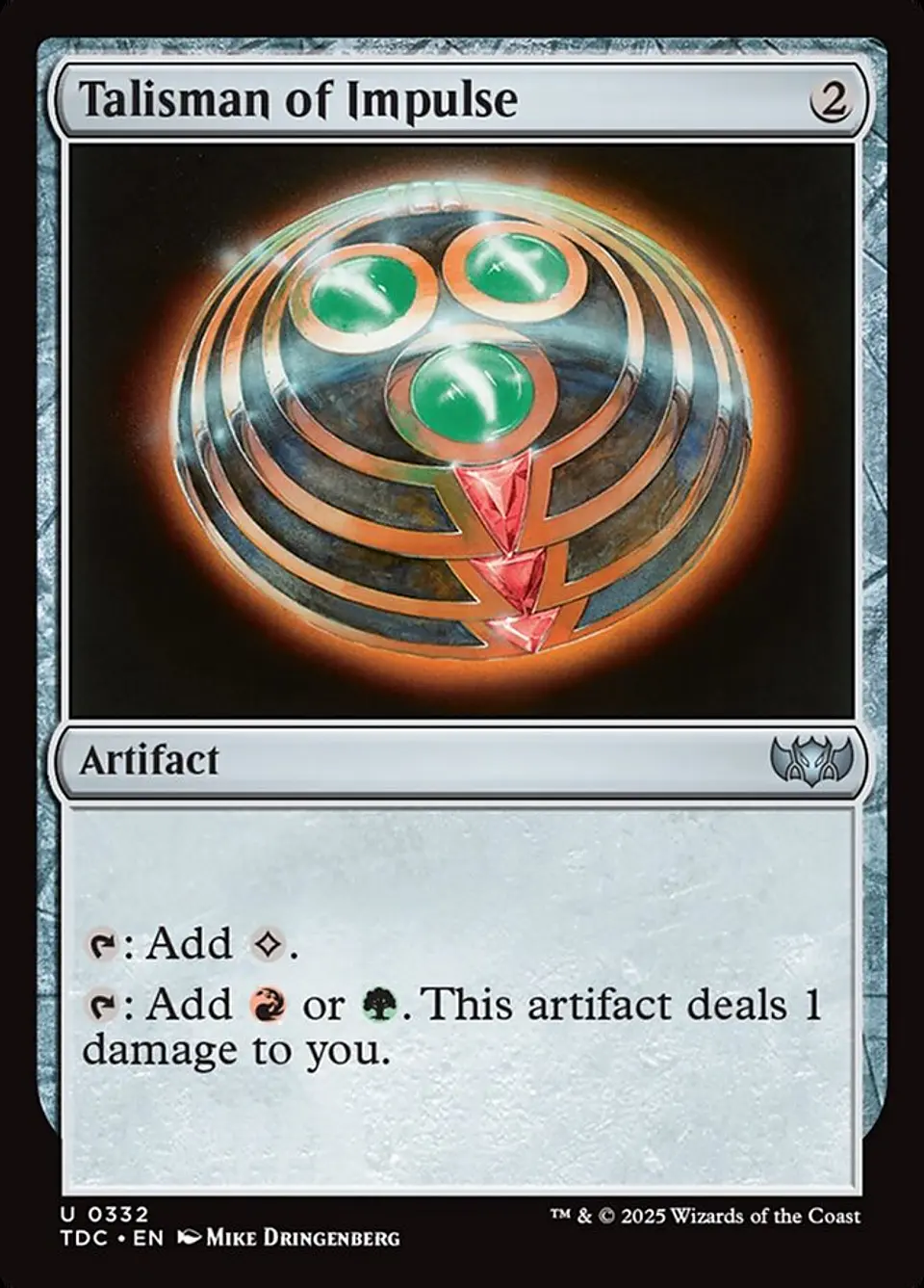 Talisman of Impulse | Inglés | NM | TDC 1
