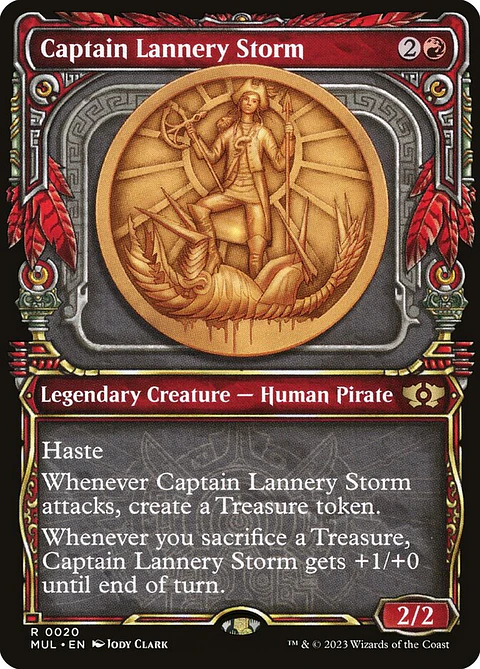 Captain Lannery Storm (Showcase foil) | Inglés | NM | MUL