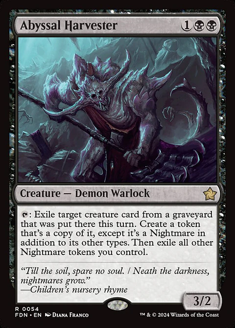 Abyssal Harvester (foil) | Inglés | NM | FDN