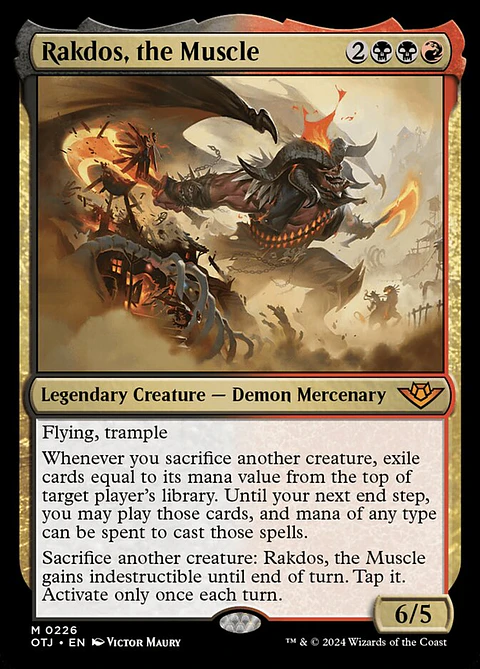Rakdos, the Muscle | Inglés | NM | OTJ