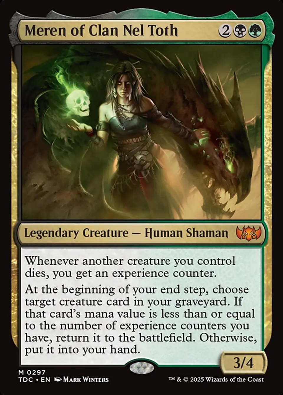 Meren of Clan Nel Toth | Inglés | NM | TDC 1