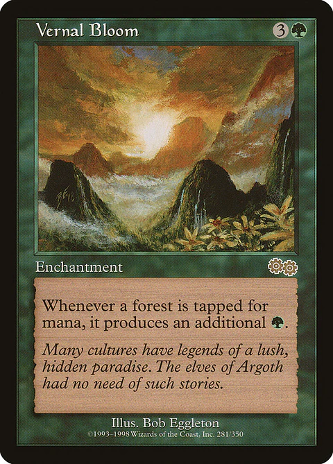 Vernal Bloom (Retro Frame) | Inglés | NM | USG