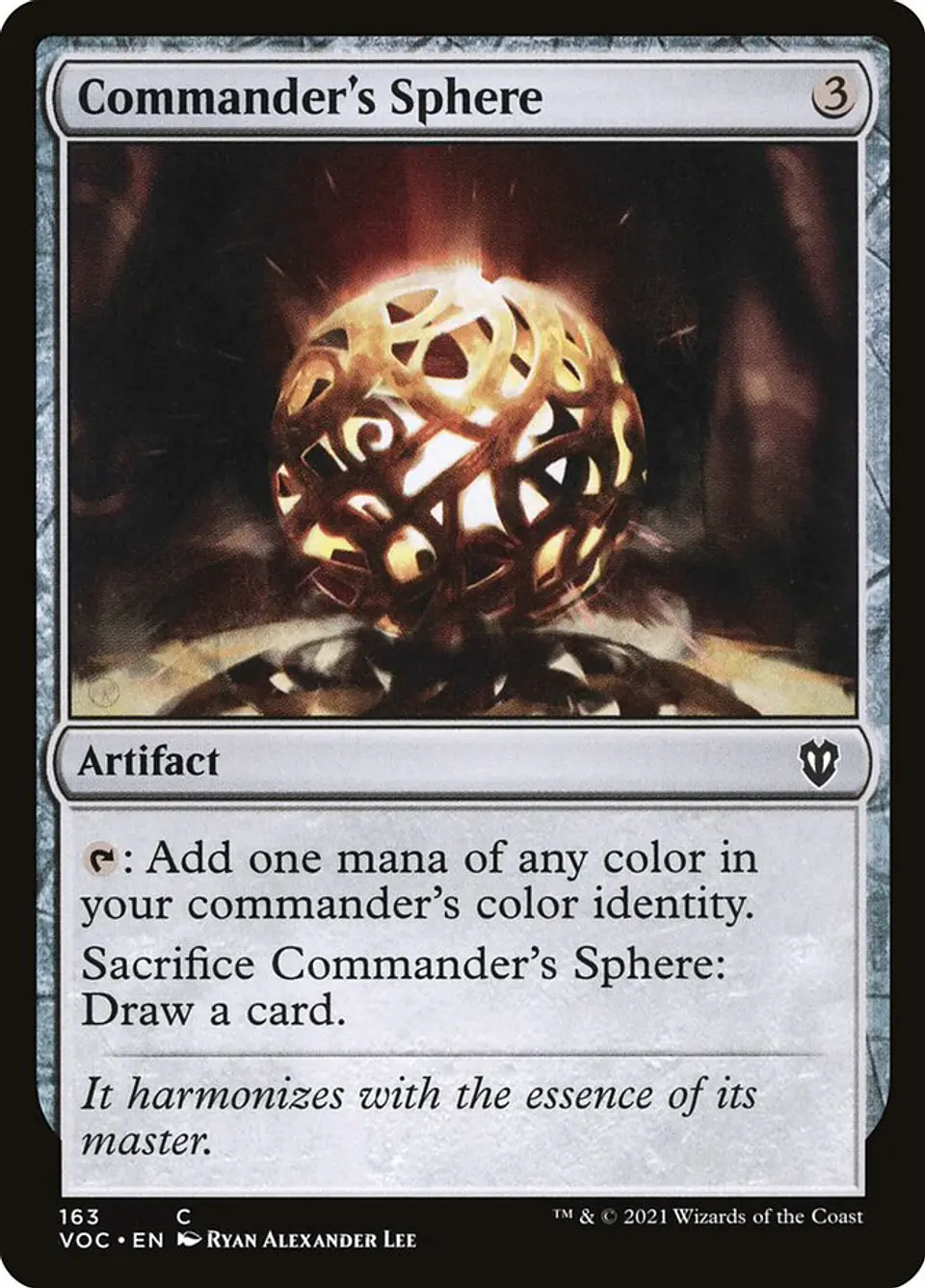 Commander's Sphere | Inglés | NM | VOC 1