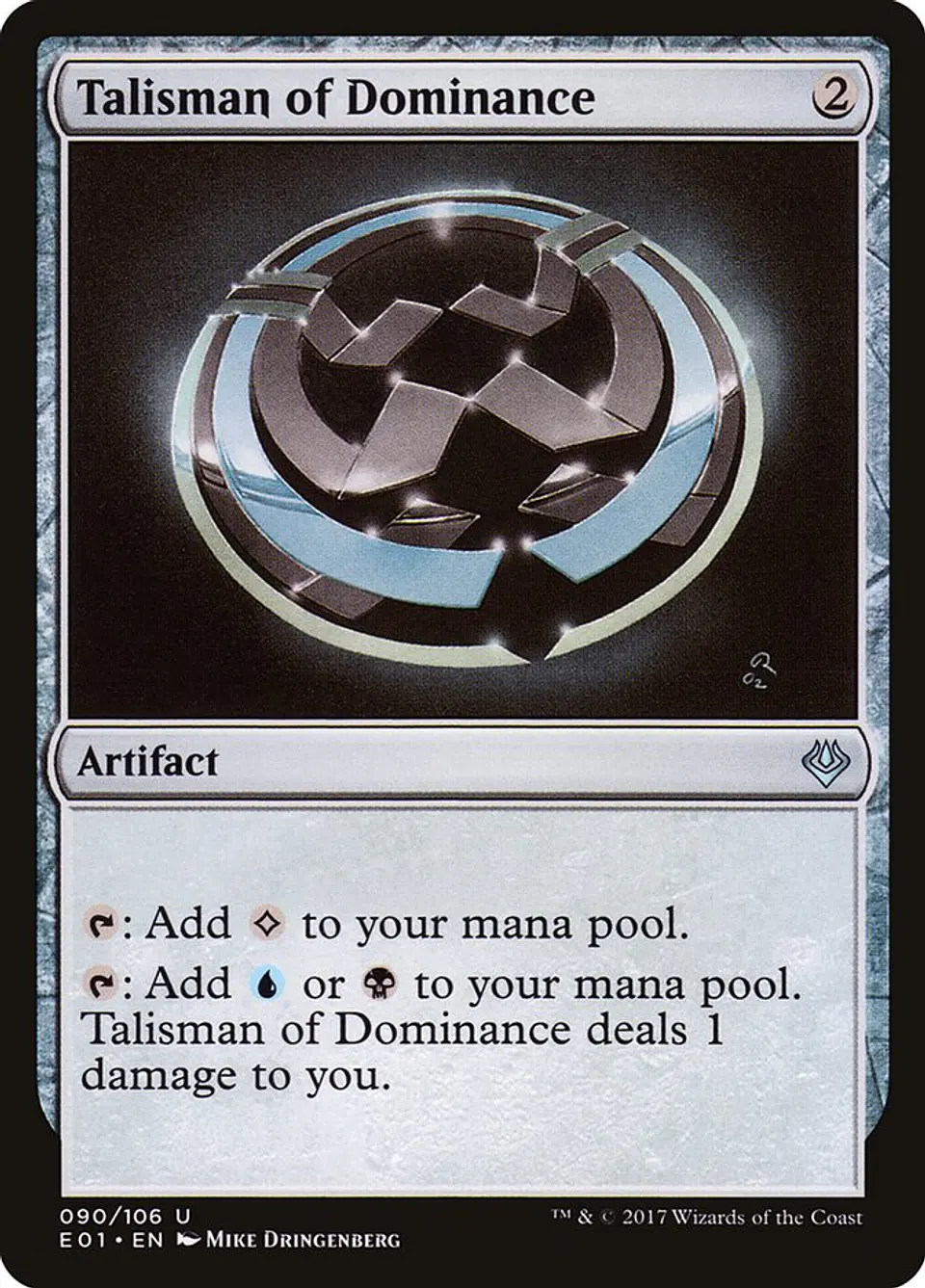 Talisman of Dominance | Inglés | NM | E01 1