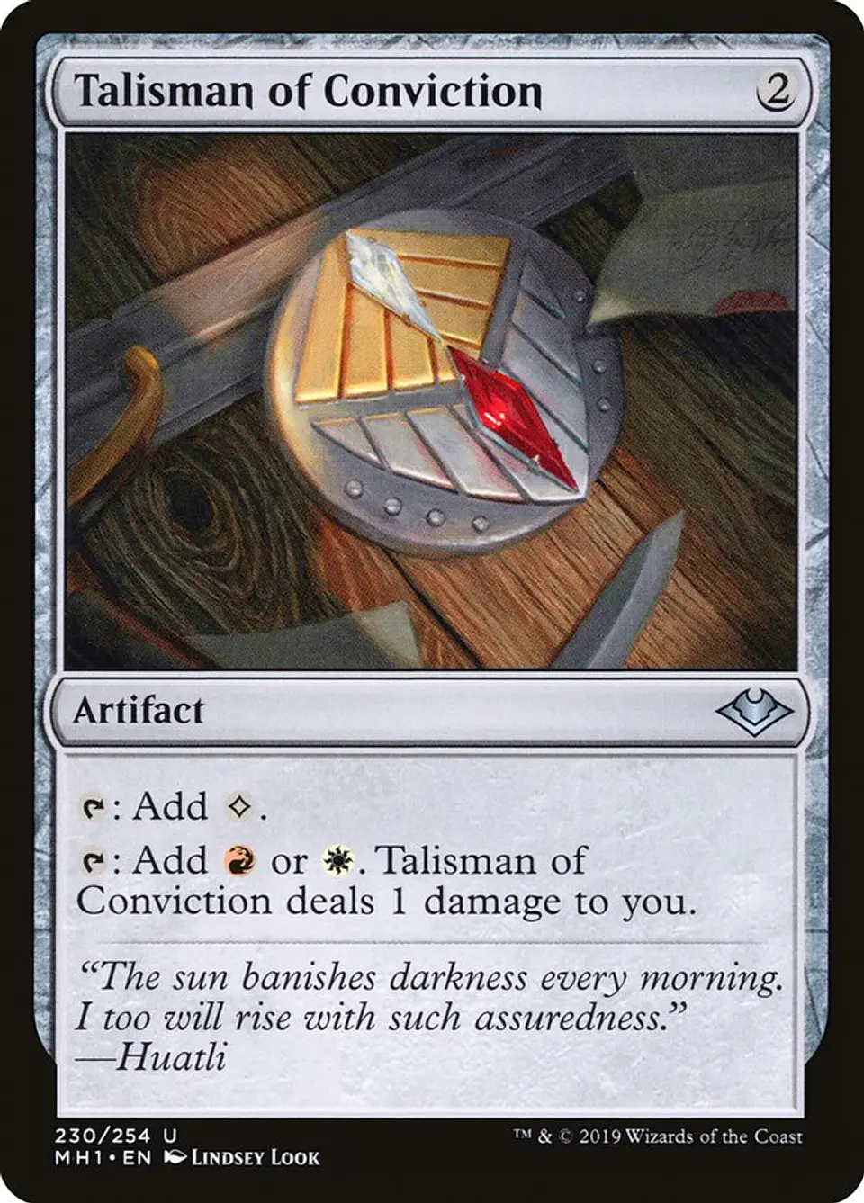 Talisman of Conviction | Inglés | NM | MH1 1