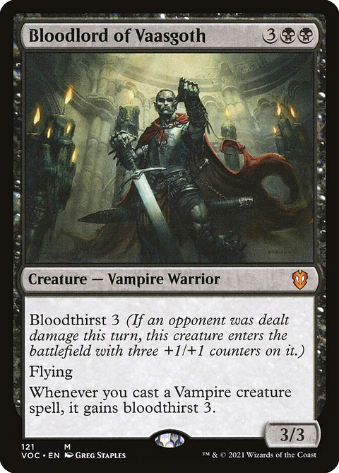 Bloodlord of Vaasgoth | Inglés | NM | VOC