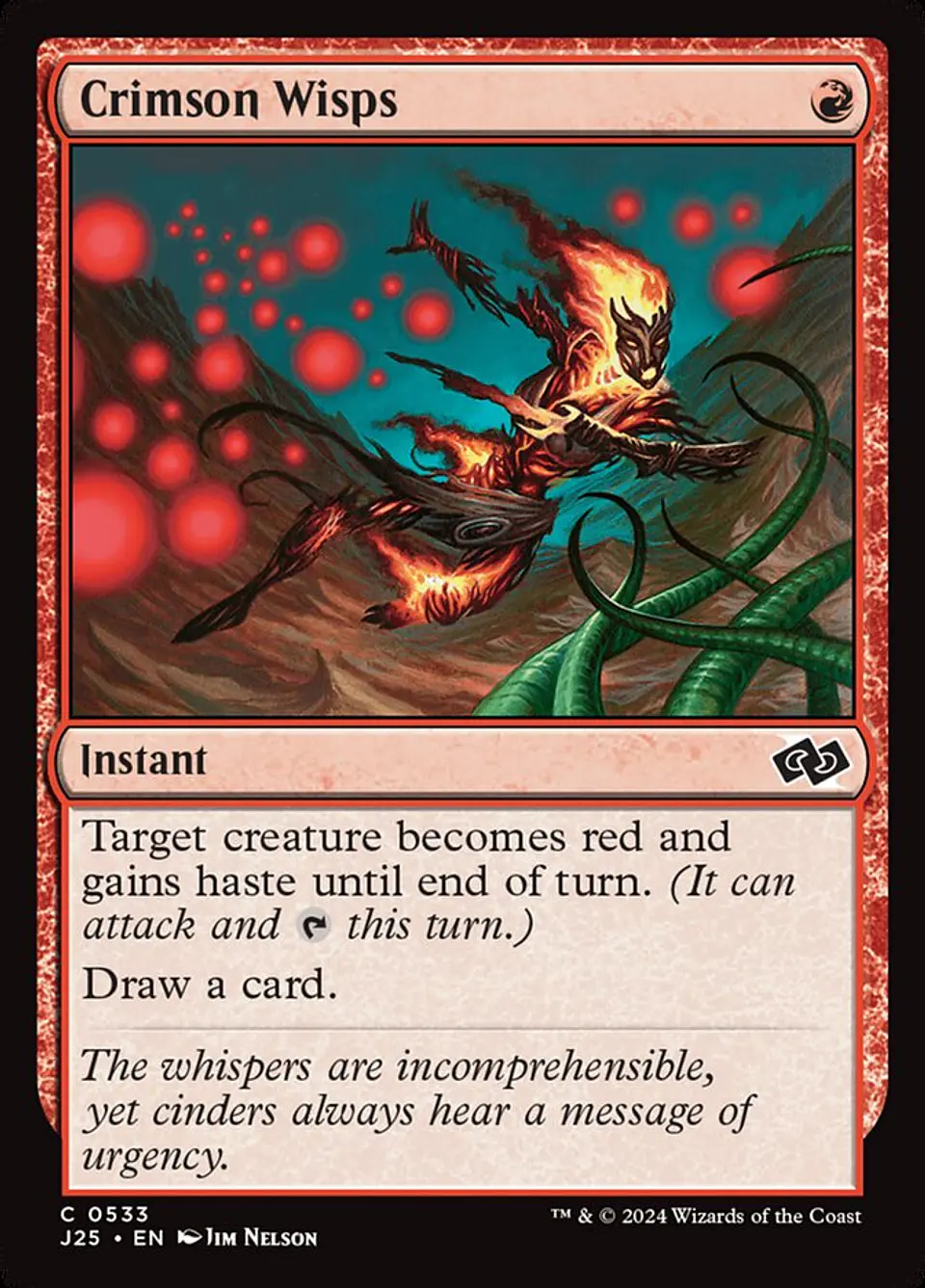 Crimson Wisps | Inglés | NM | J25 1