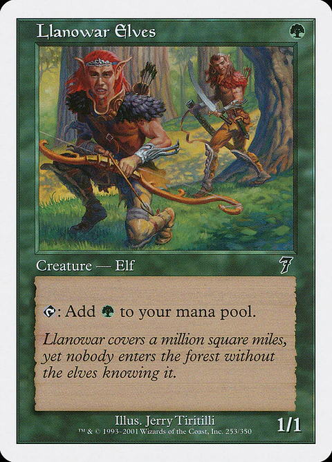 Llanowar Elves (Retro Frame) | Inglés | NM | 7ED