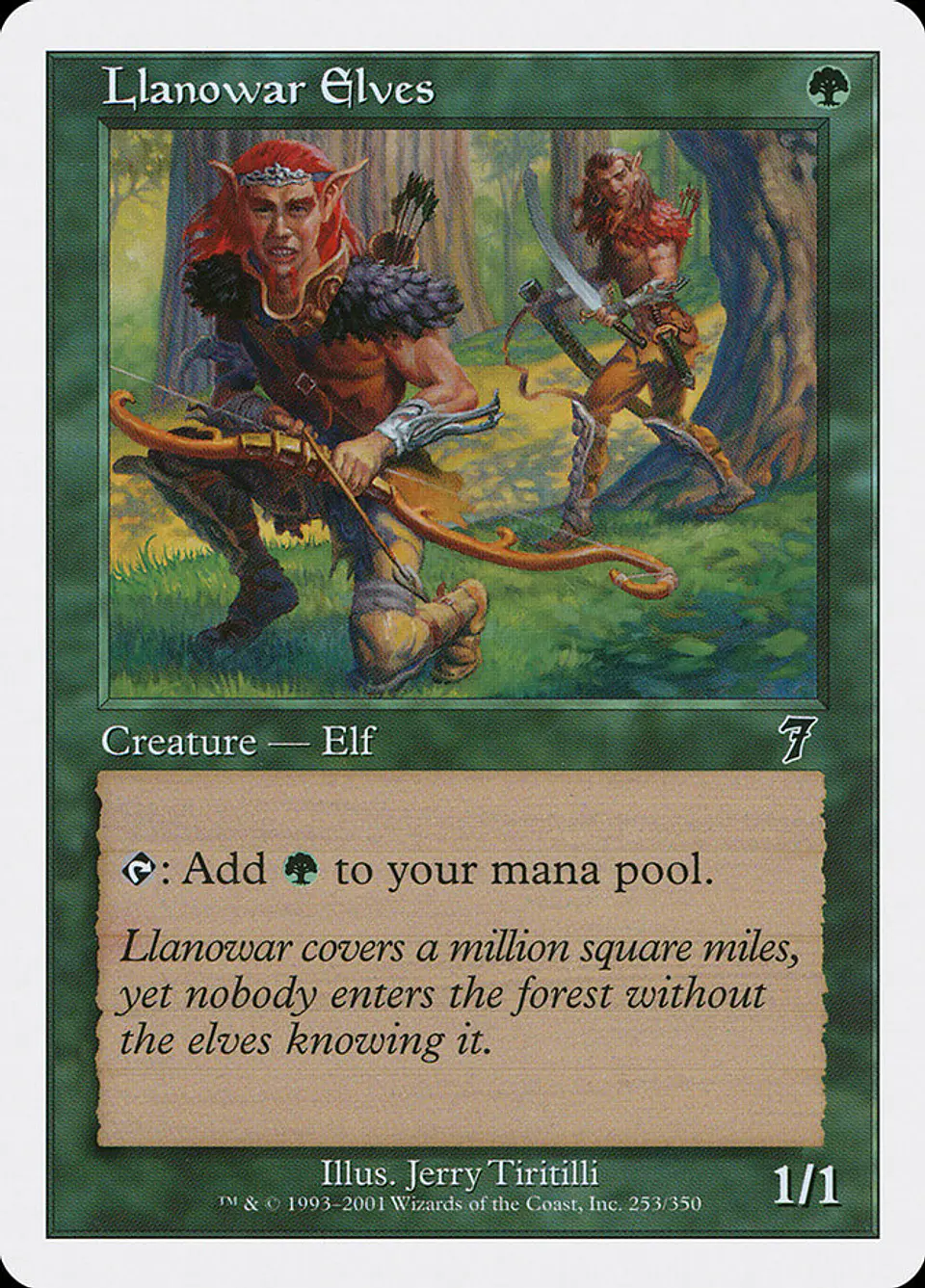 Llanowar Elves (Retro Frame) | Inglés | NM | 7ED 1