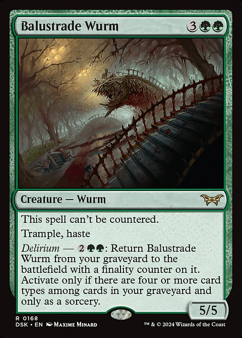 Balustrade Wurm | Inglés | NM | DSK
