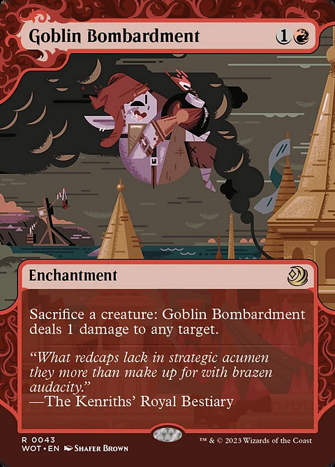 Goblin Bombardment (Showcase) | Inglés | NM | WOT