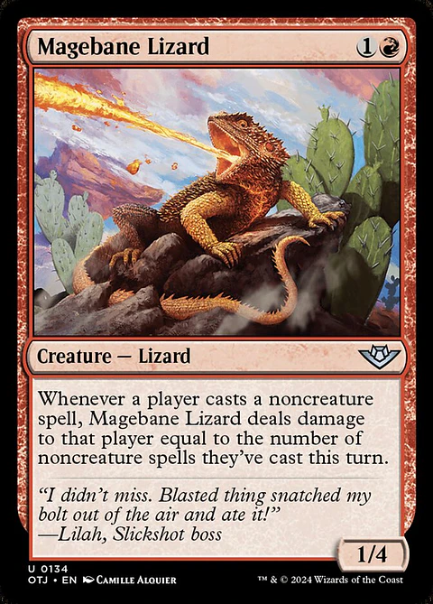 Magebane Lizard | Inglés | NM | OTJ