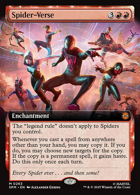 Spider-Verse (Extended Art foil) | Inglés | NM | SPM