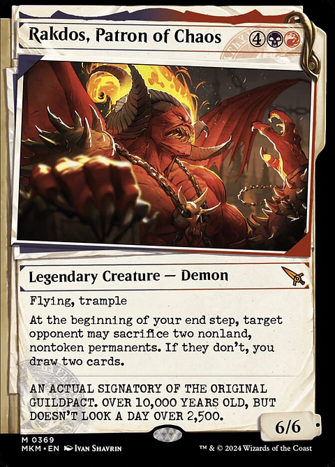 Rakdos, Patron of Chaos (Showcase) | Inglés | NM | MKM