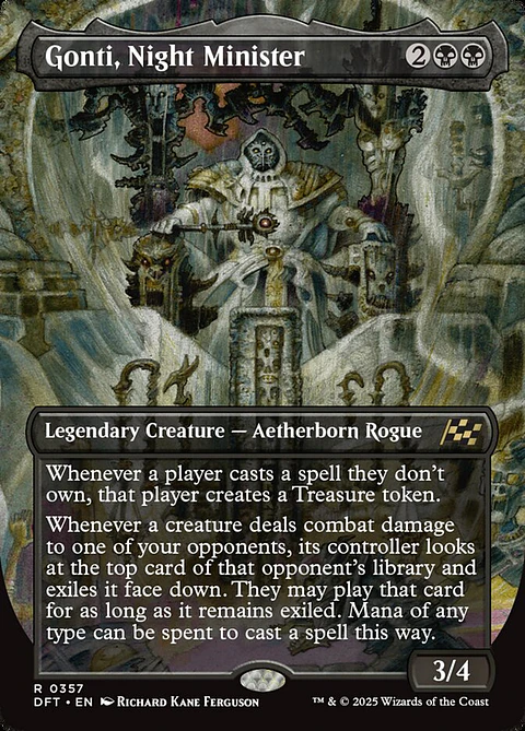 Gonti, Night Minister (Borderless foil) | Inglés | NM | DFT