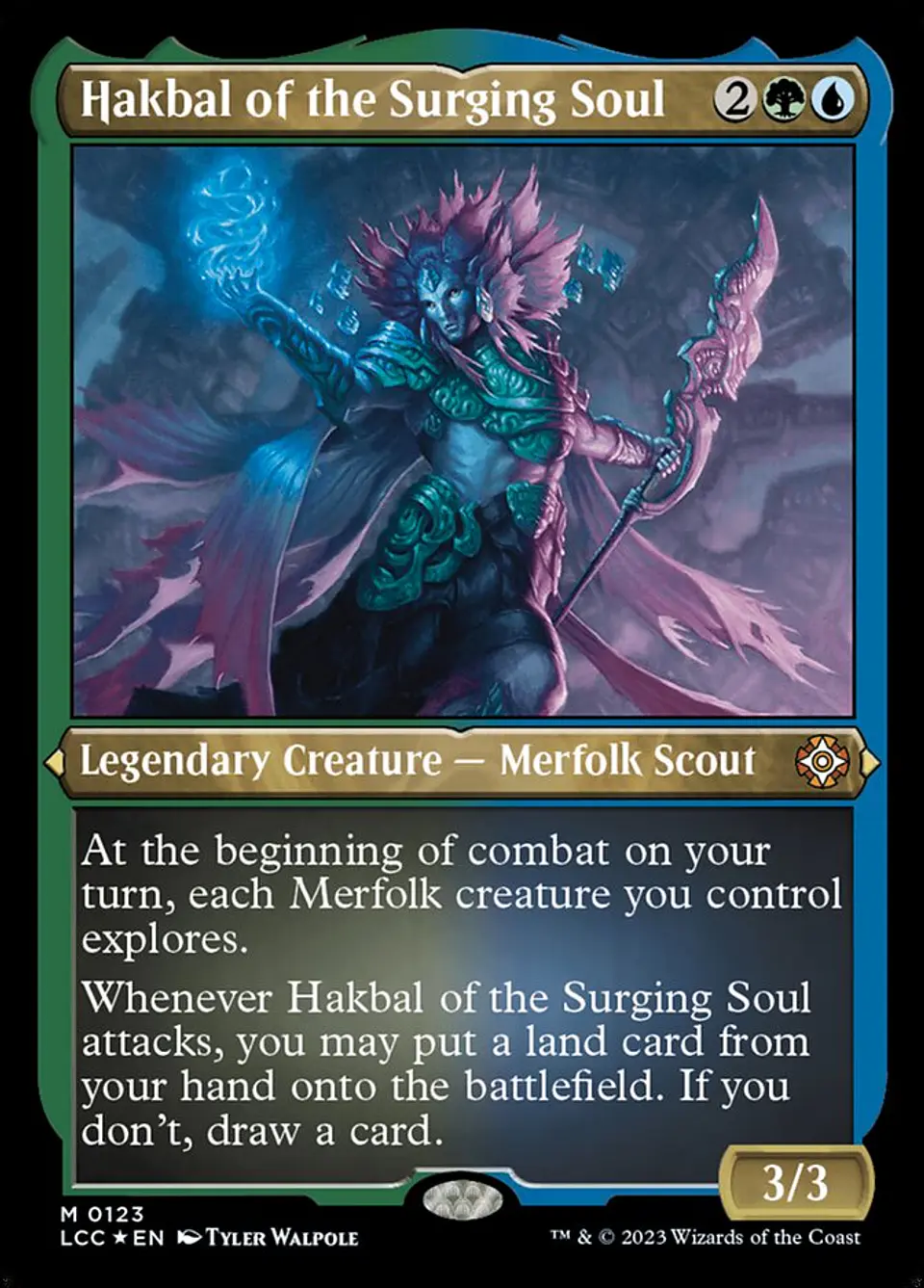 Hakbal of the Surging Soul (Etched) | Inglés | NM | LCC 1