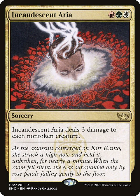 Incandescent Aria (foil) | Inglés | NM | SNC