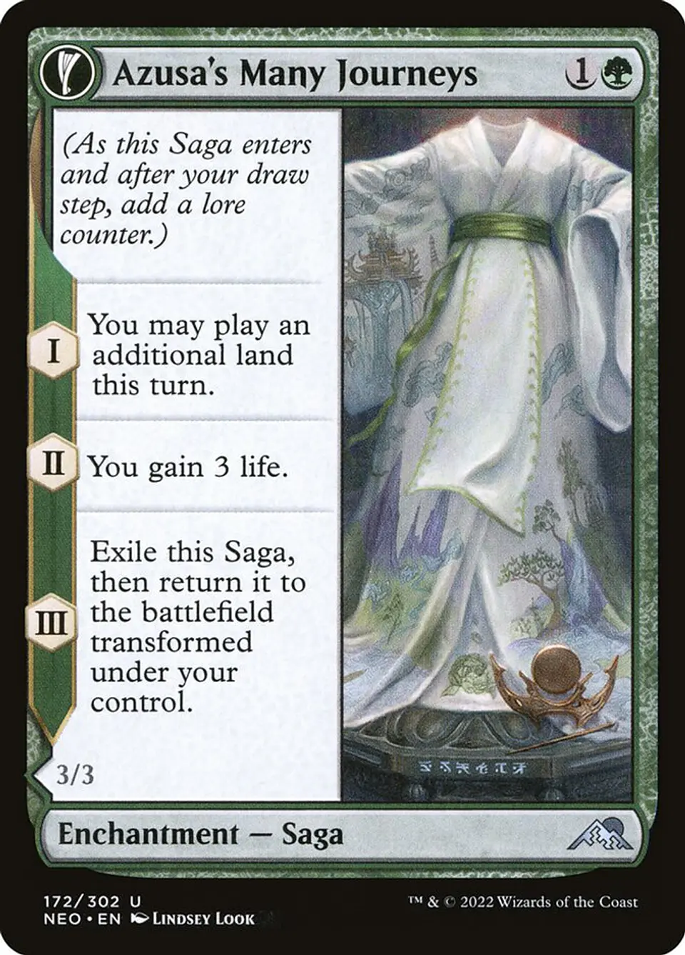 Azusa's Many Journeys // Likeness of the Seeker (foil) | Inglés | NM | NEO 1