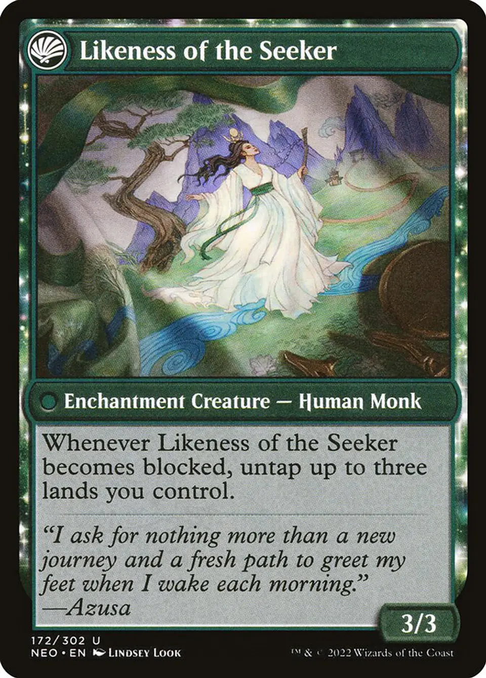 Azusa's Many Journeys // Likeness of the Seeker (foil) | Inglés | NM | NEO 2