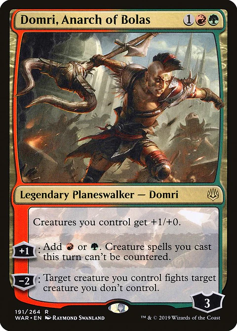 Domri, Anarch of Bolas | Inglés | NM | WAR