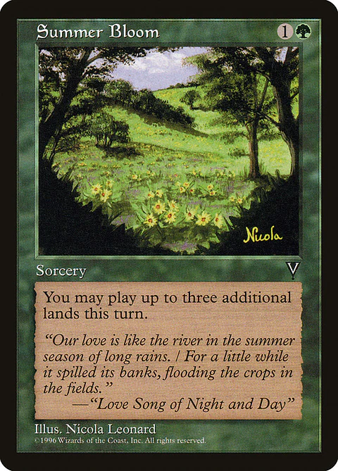 Summer Bloom (Retro Frame) | Inglés | NM | VIS
