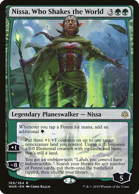 Nissa, Who Shakes the World | Inglés | NM | WAR
