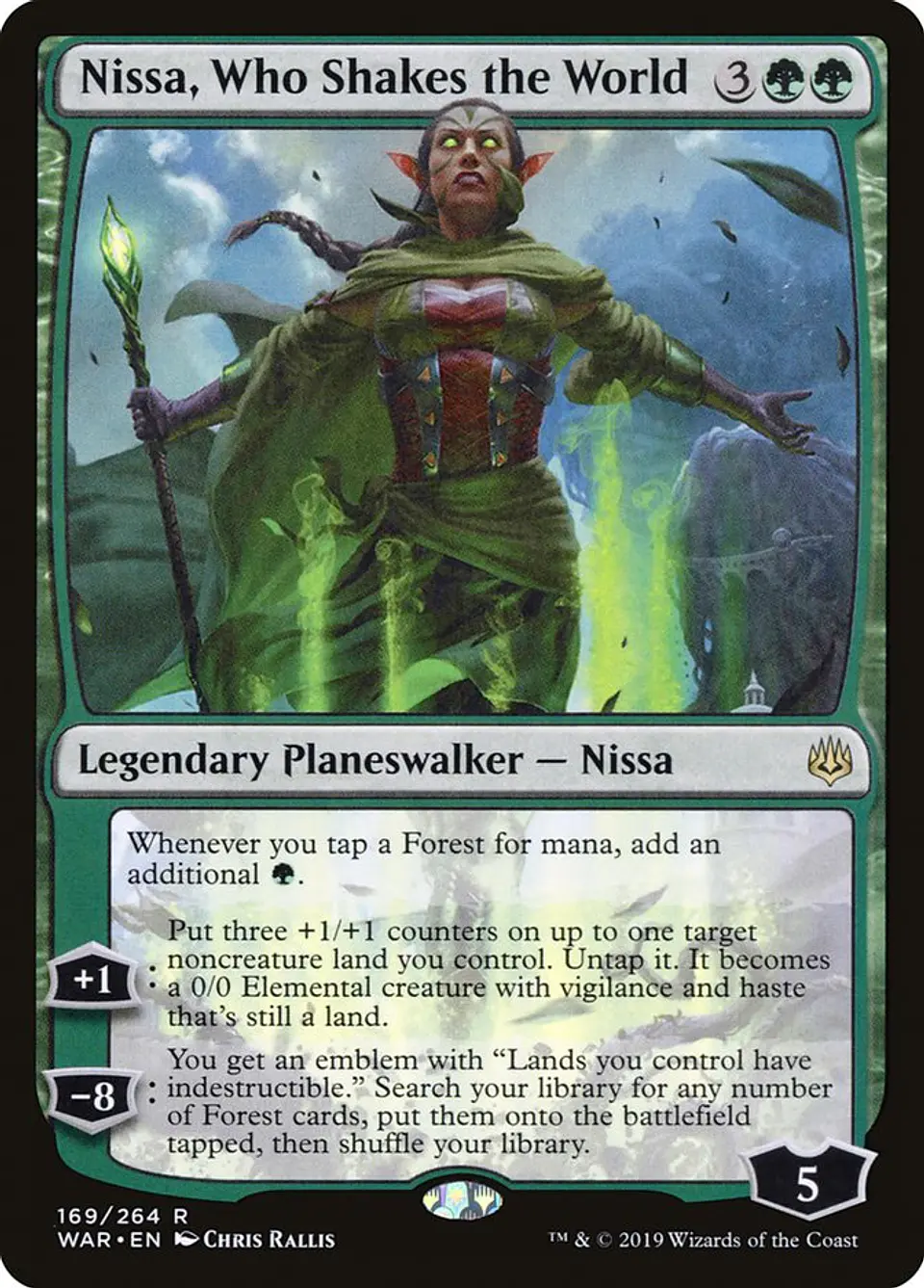 Nissa, Who Shakes the World | Inglés | NM | WAR 1