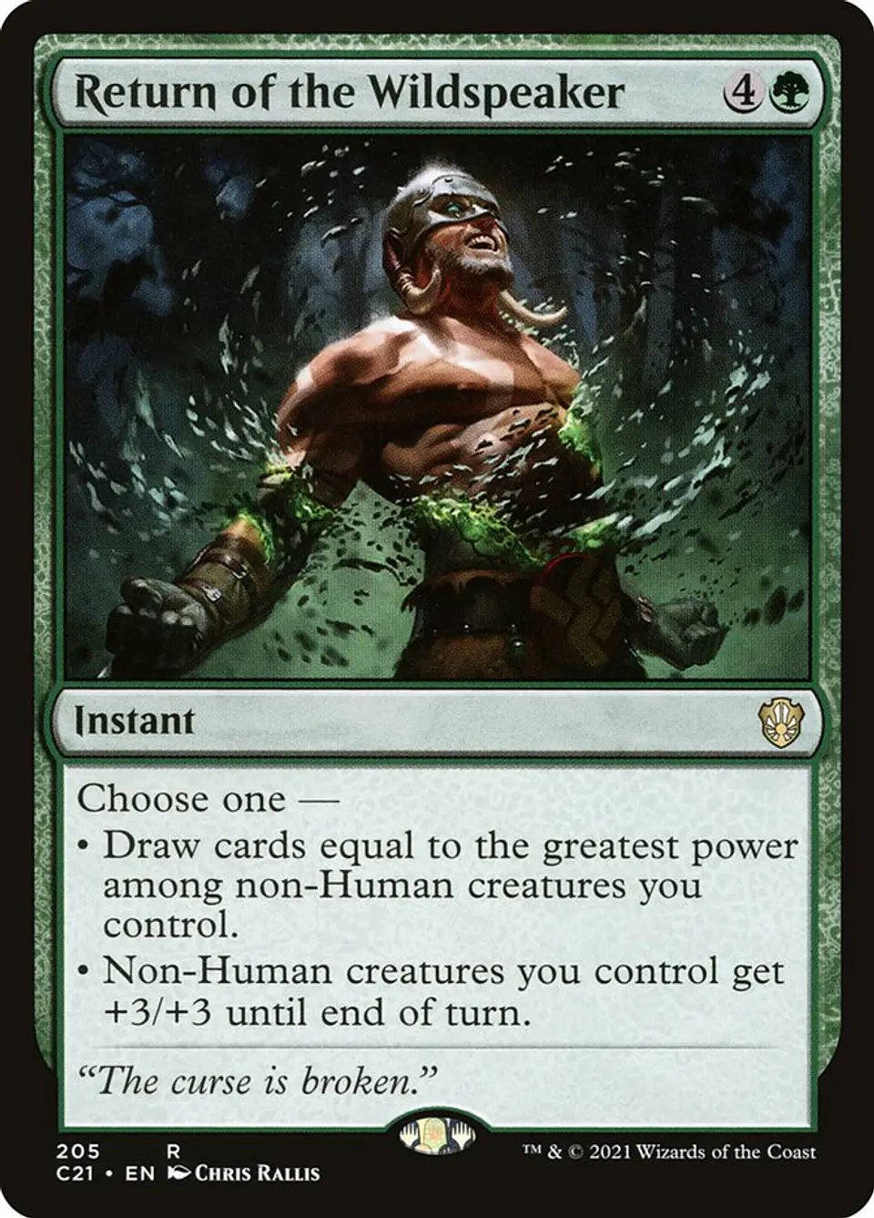 Return of the Wildspeaker | Inglés | NM | C21 1