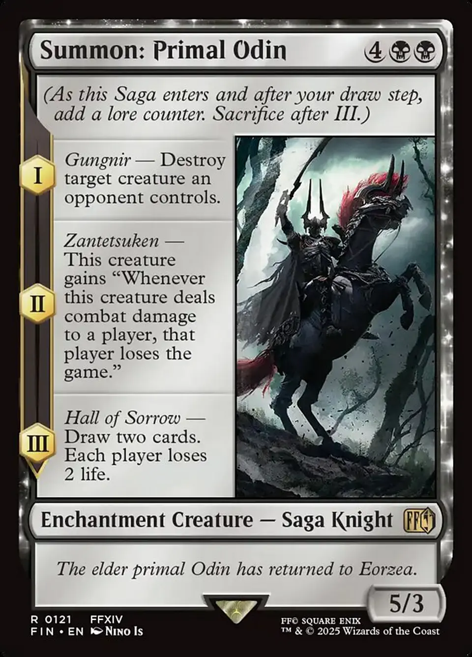 Summon: Primal Odin | Inglés | NM | FIN 1