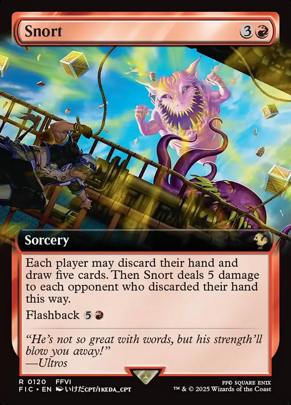 Snort (Extended Art foil) | Inglés | NM | FIC 1