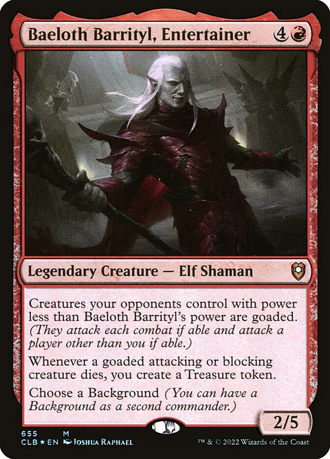 Baeloth Barrityl, Entertainer (foil) | Inglés | NM | CLB