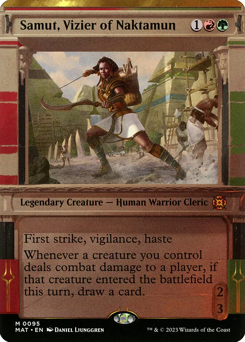 Samut, Vizier of Naktamun (Showcase) | Inglés | NM | MAT