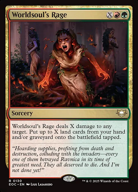 Worldsoul's Rage | Inglés | NM | EOC