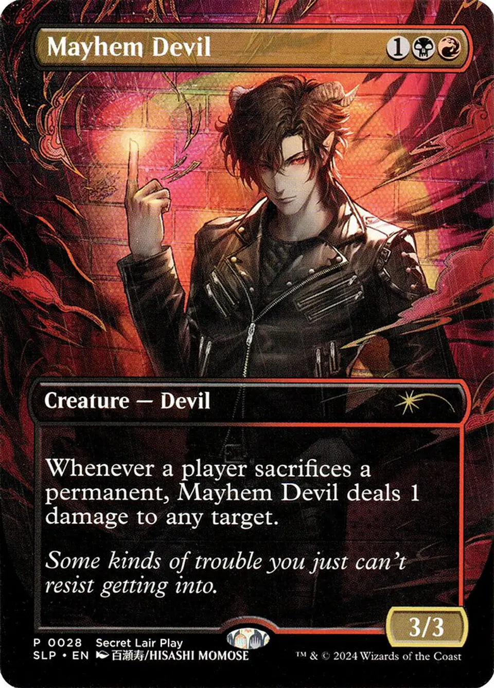 Mayhem Devil (Borderless) | Inglés | NM | SLP 1