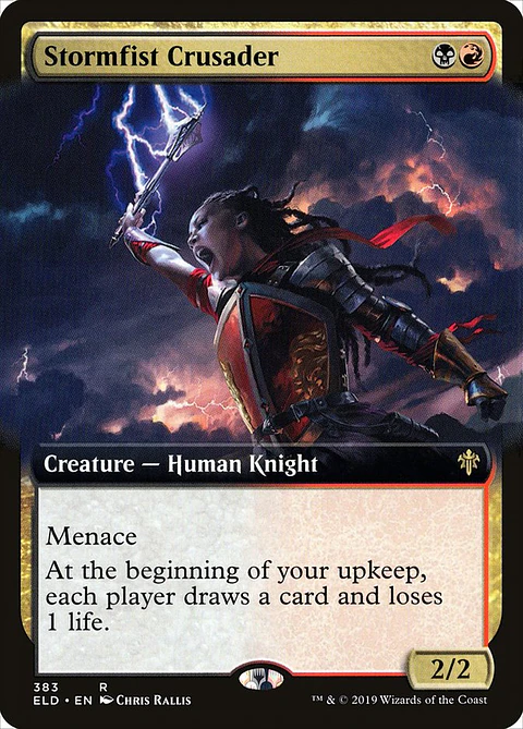 Stormfist Crusader (Extended Art) | Inglés | NM | ELD