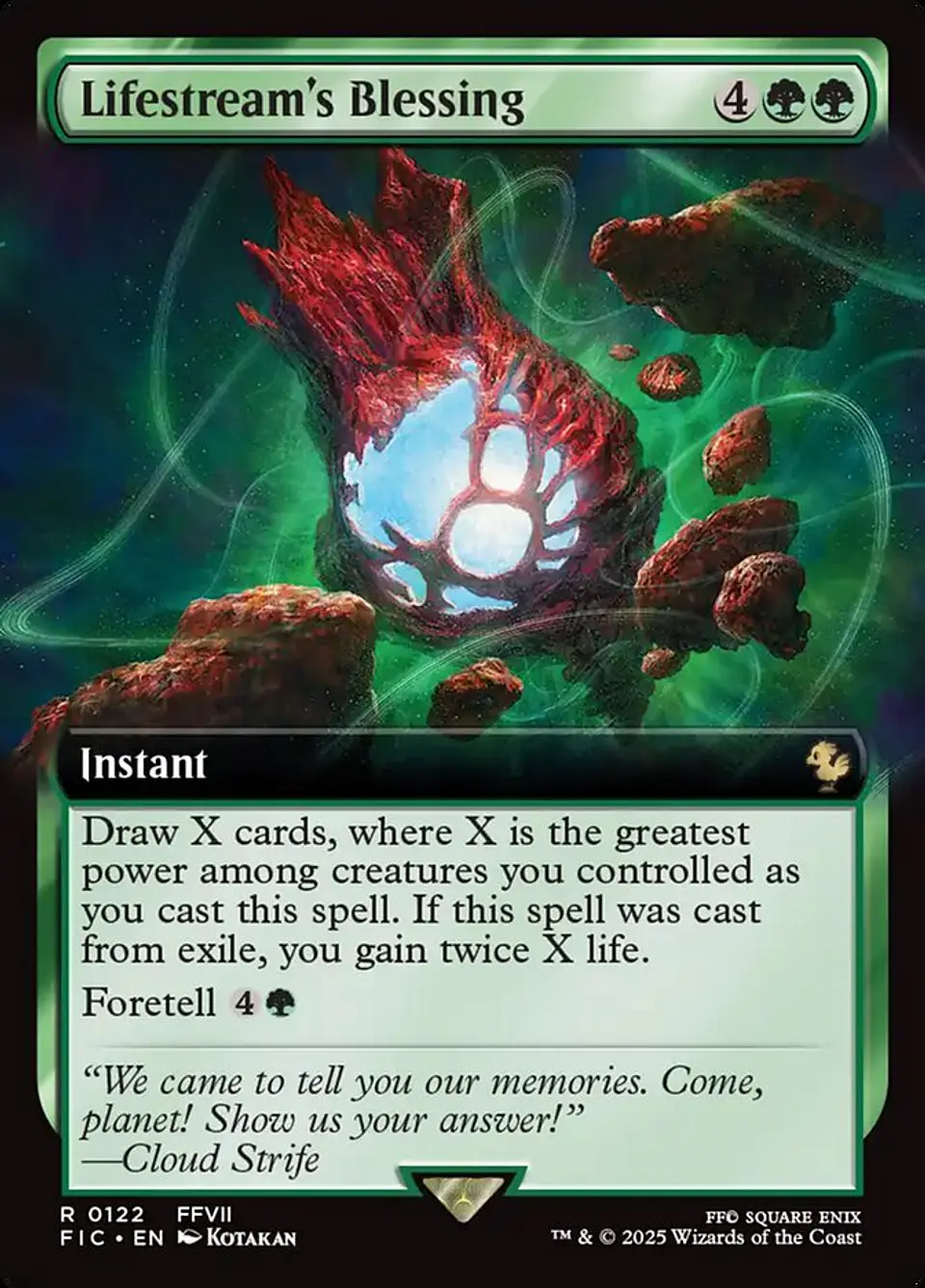 Lifestream's Blessing (Extended Art foil) | Inglés | NM | FIC 1