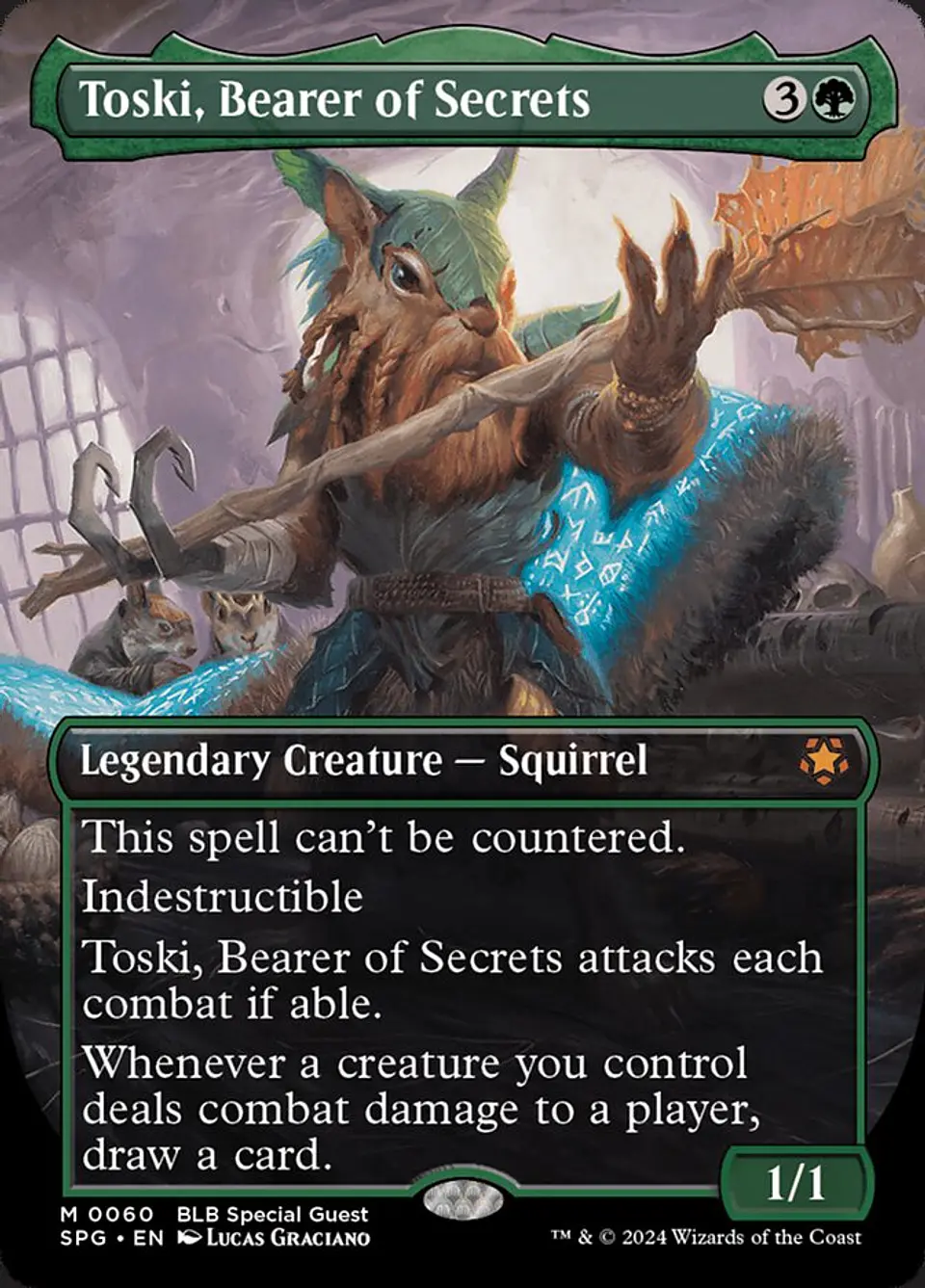 Toski, Bearer of Secrets (Borderless) | Inglés | NM | SPG 1